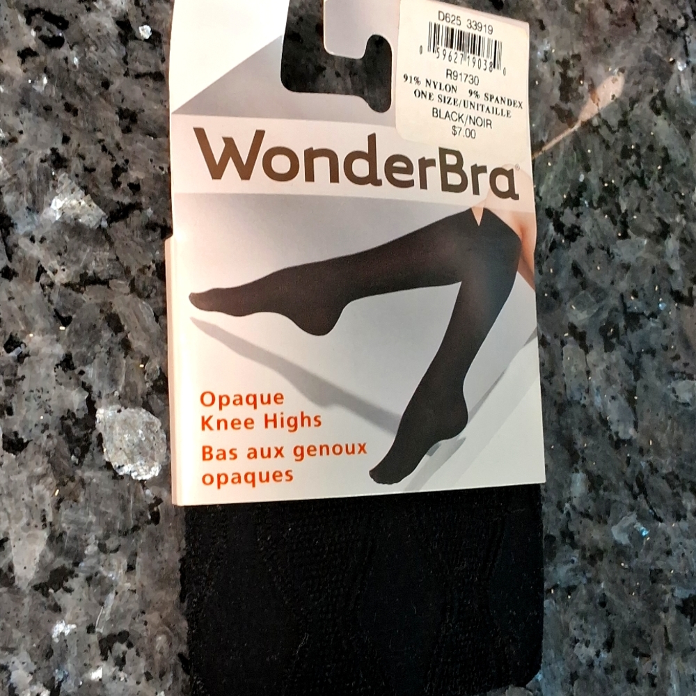 Opaque knee highs